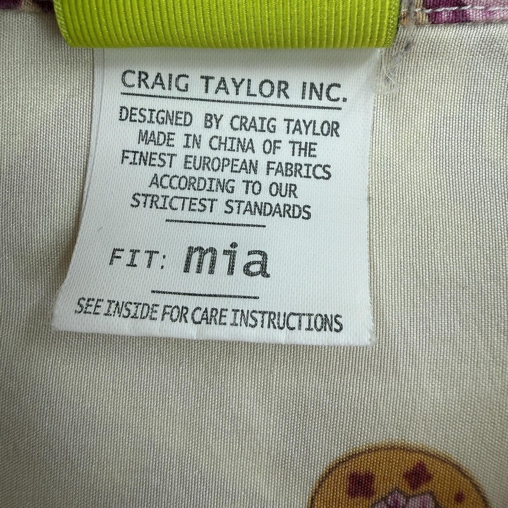 Craig Taylor Button-Up Shirt Womens L White Paisley Silk Long Sleeve Fairy - Picture 4 of 13